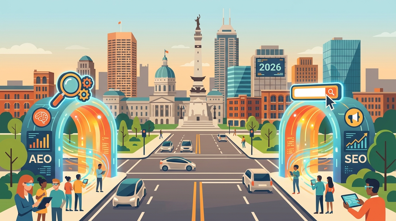AEO vs SEO: Which Should Indianapolis Businesses Prioritize in 2026? - aeo services in Indianapolis, IN