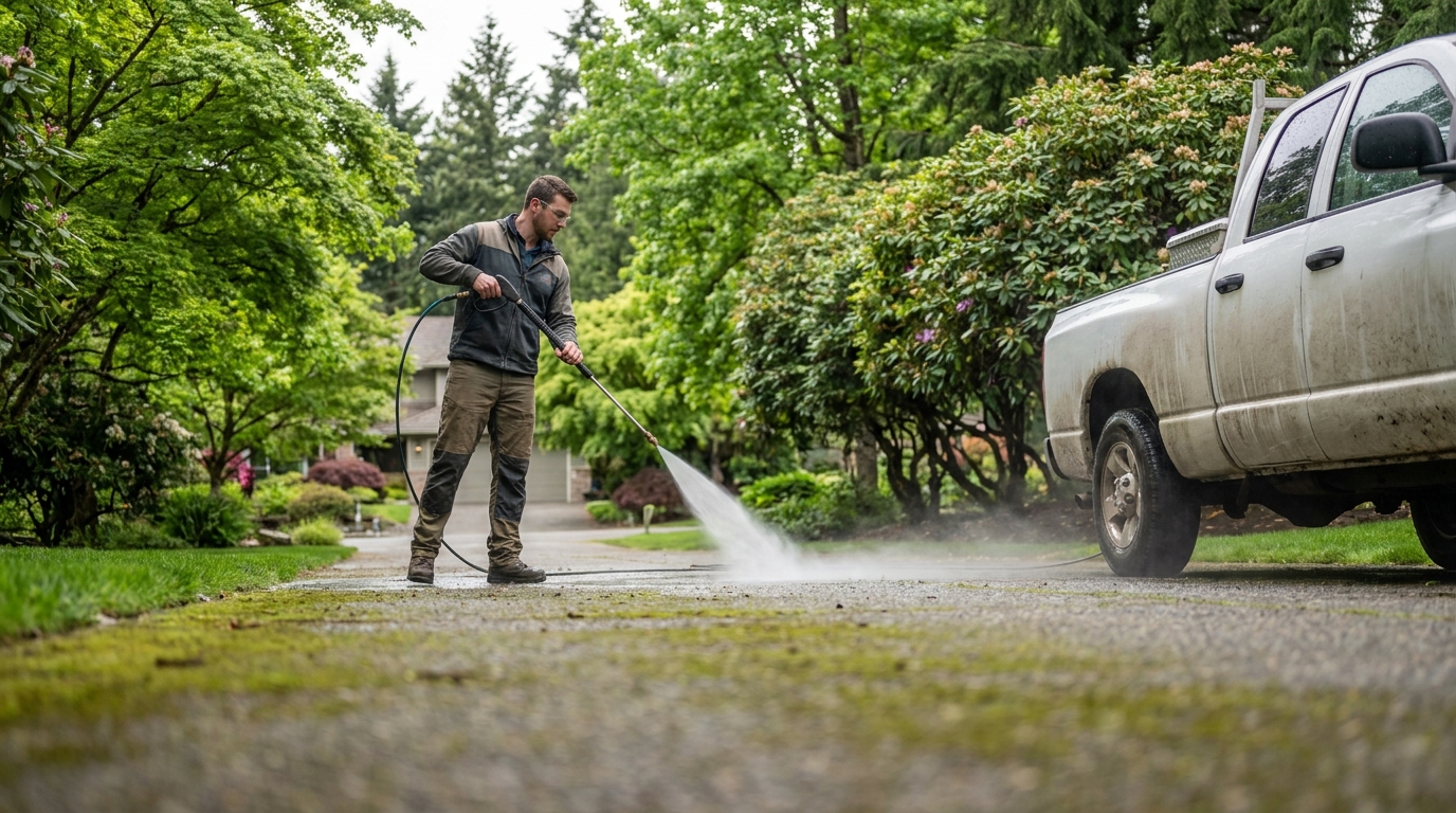 Driveway Pressure Washing: What to Expect in Bellevue - cleaning service in Bellevue, WA