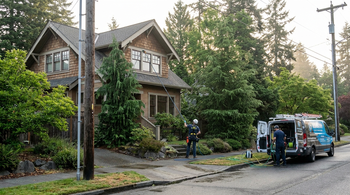 Two Story Window Cleaning Services in Willow - Rose Hill, Kirkland: Safety and Cost Guide - window washing in Kirkland, WA
