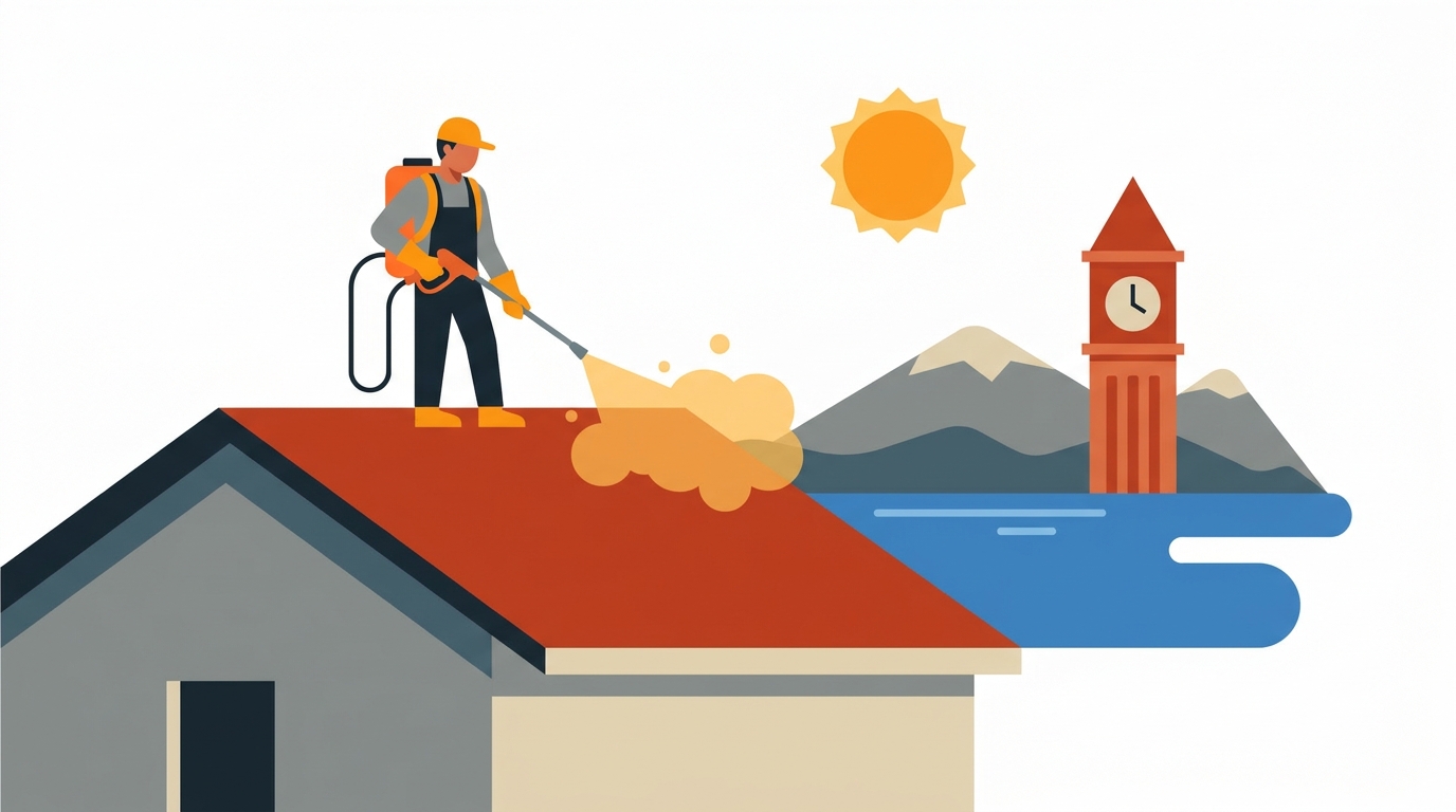 How Much Does Soft Wash Roof Cleaning Cost in Kirkland? - cleaning service in Kirkland, WA