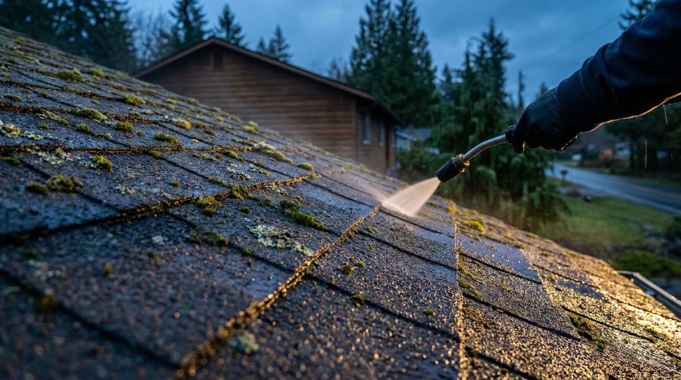 Safely Clean Roof Shingles in Fall City, WA - roof cleaning in Fall CIty, WA