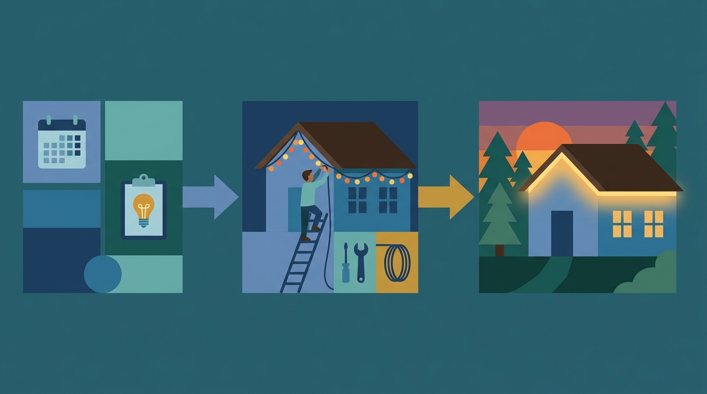 Permanent Lighting Installation Timeline: Project Planning Guide for Everett Homeowners