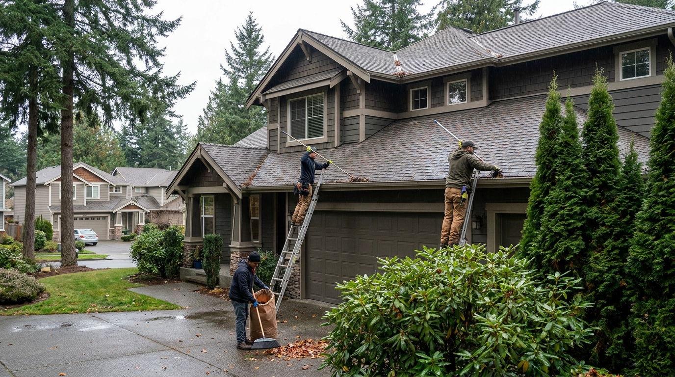 Gutter Cleaning for Two-Story Houses in Lynnwood: Costs and What to Expect - gutter cleaning in Lynnwood, WA