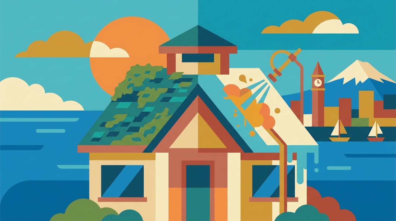 Roof Soft Washing Everett: Moss Treatment and Prevention in everett