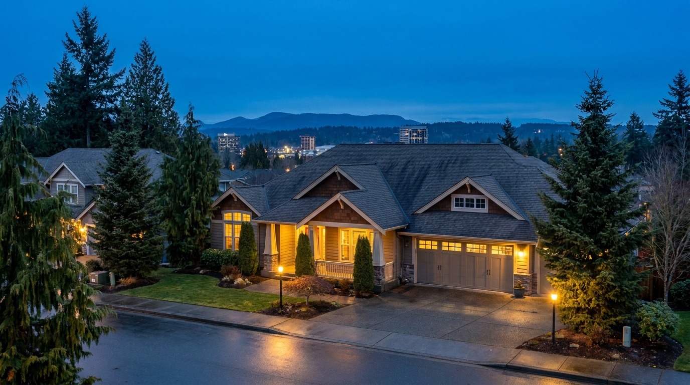 What Causes Black Stains on Roofs in Bellevue? - roof cleaning in Bellevue, WA