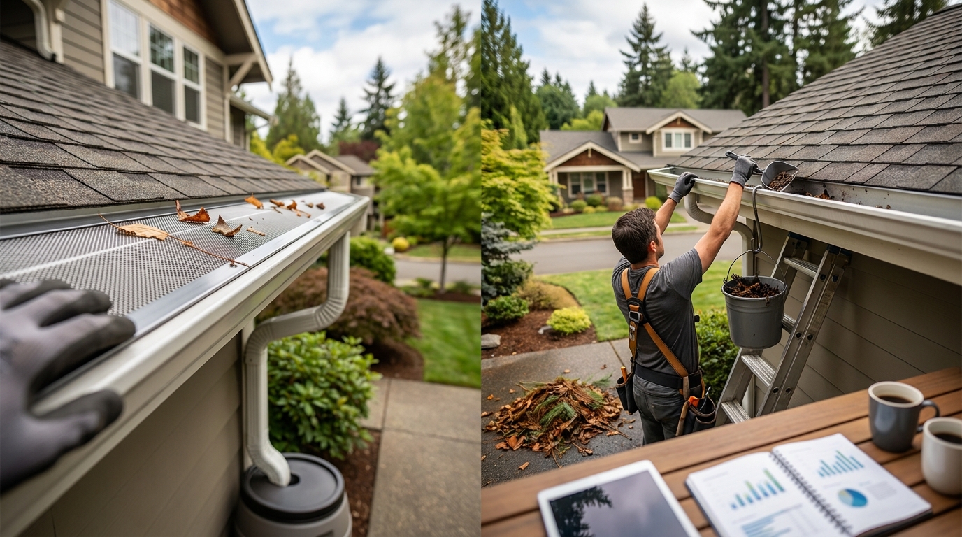 Gutter Guard Installation vs Regular Cleaning: Long-Term Cost Analysis for Everett Homeowners