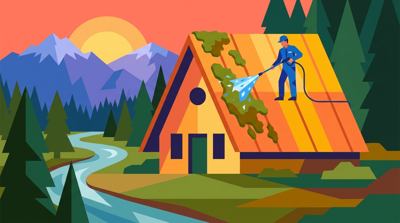 Moss and Algae Removal for North Bend Homes: Protecting Your Roof Investment - cleaning service in North Bend, WA