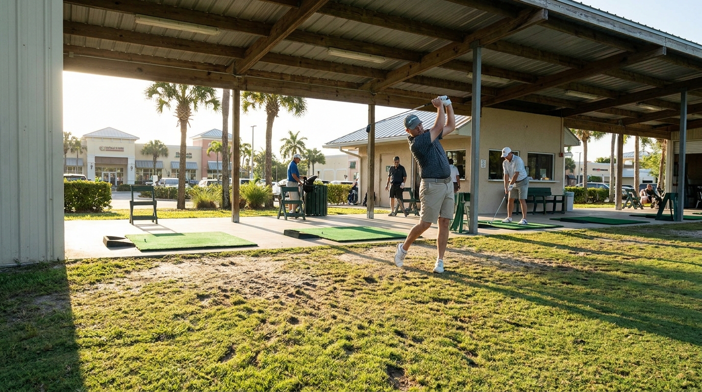 Grass vs Mat Driving Range in Palm Beach Gardens, FL - Driving Range in Palm Beach Gardens, FL