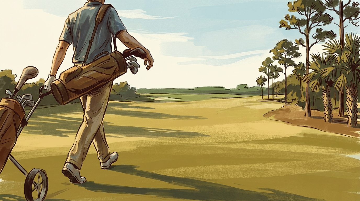 Walking vs Riding a Cart at a Greenacres, FL Public Course