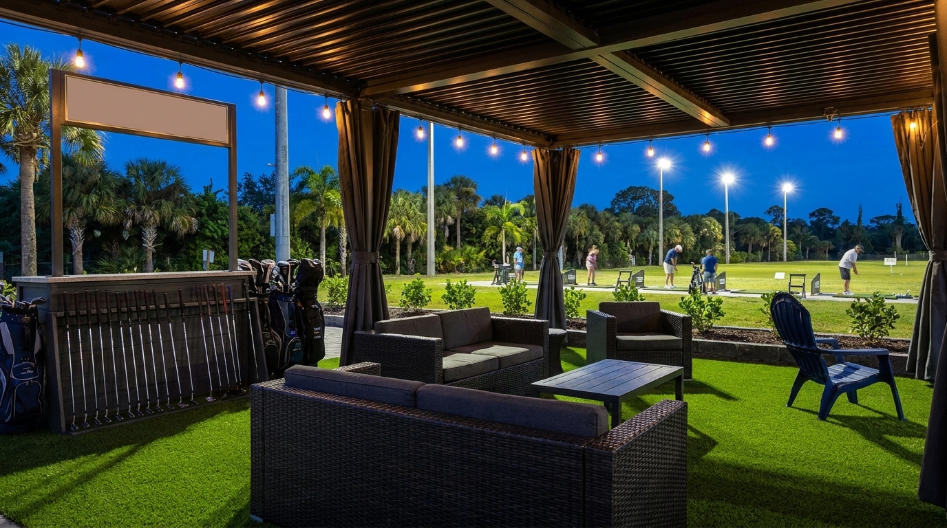 Night Driving Range in Boca Raton, FL With Club Rentals - Driving Range in Boca Raton, FL