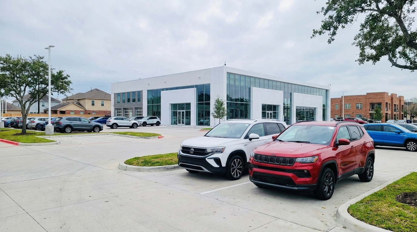 VW Taos vs Jeep Compass in Houston Heights, TX (2026) - Auto Dealership in Houston Heights, TX