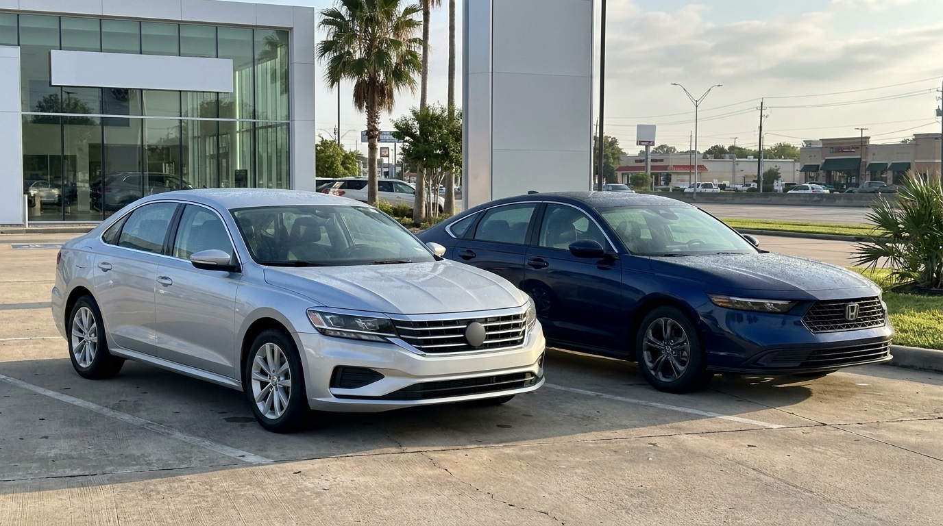 Volkswagen Passat vs Honda Accord: Which Sedan Fits Houston Drivers? - Auto Dealership in Houston, TX