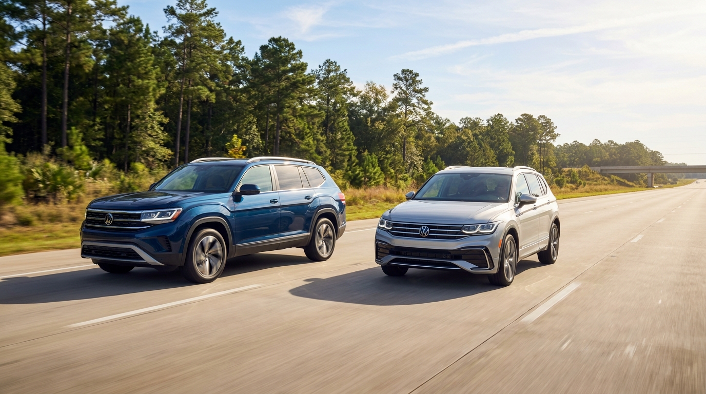 VW Atlas vs Tiguan for Families in The Woodlands, TX - Auto Dealership in The Woodlands, TX