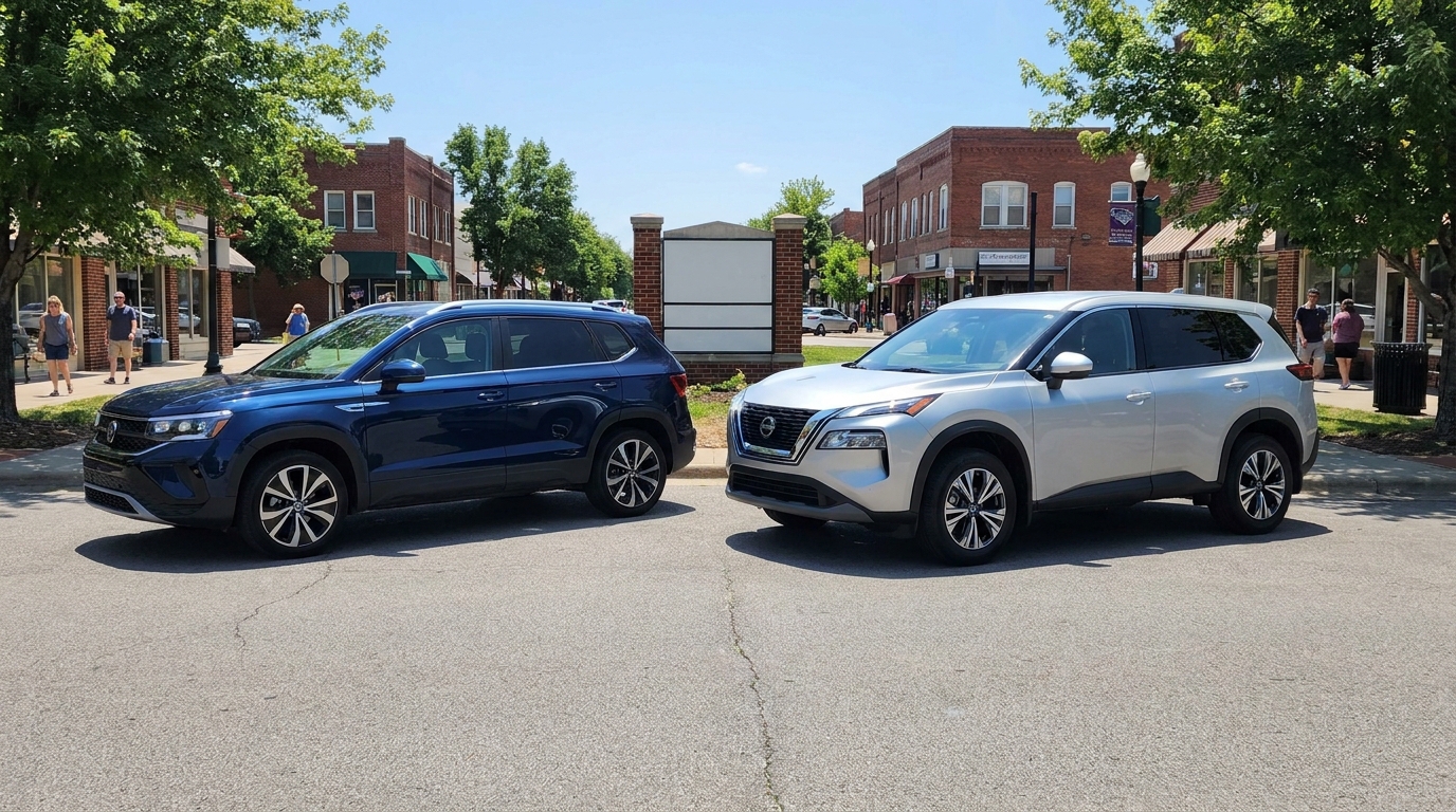 VW Taos vs Nissan Rogue in Lee's Summit, MO: 2026 - Volkswagen Dealer in Lee's Summit, MO