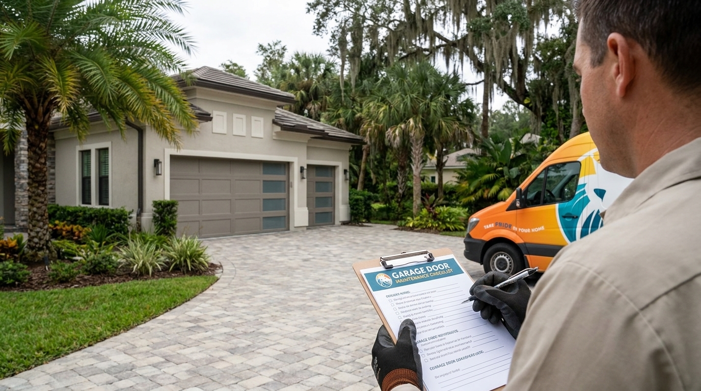 Garage Door Maintenance Checklist in Ponte Vedra, FL - Garage Door Contractor in Ponte Vedra, FL