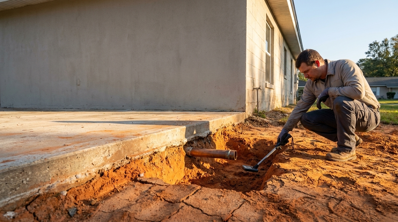 Slab Leak Causes & Repair in Jacksonville, FL