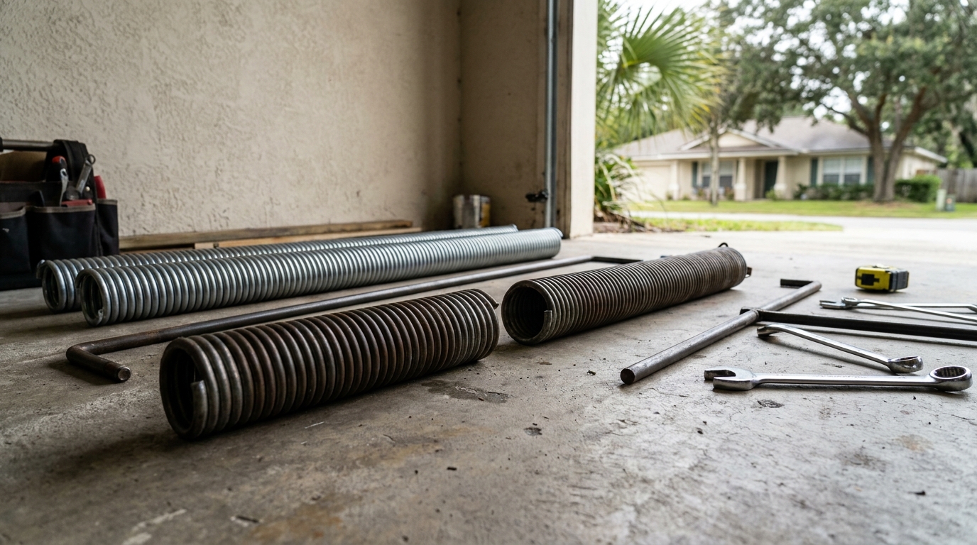 Broken Garage Door Spring in Jacksonville, FL: Next Steps - Garage Door Contractor in Jacksonville, FL