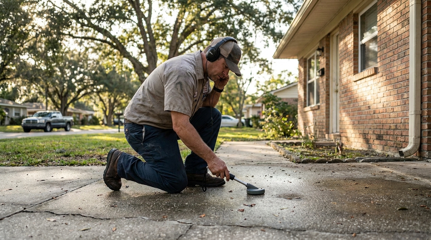 Slab Leak Warning Signs in Arlington Hills, Jacksonville - plumber in Jacksonville, FL