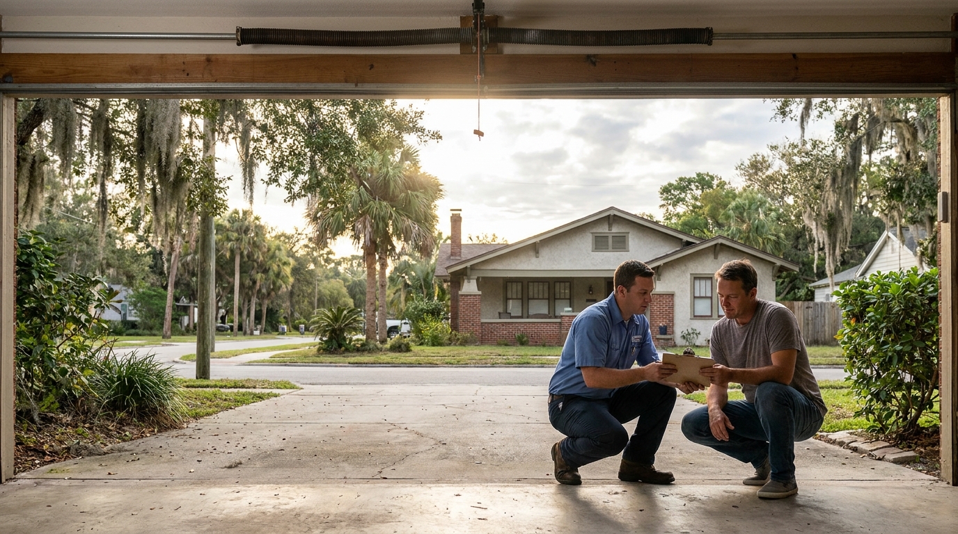 Garage Door Spring Replacement Cost in St Augustine - Garage Door Contractor in St Augustine, FL