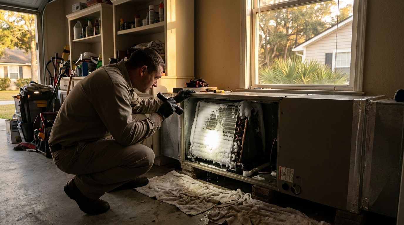 Why Your AC Freezes Up in Jacksonville, FL - HVAC Contractor in Jacksonville, FL