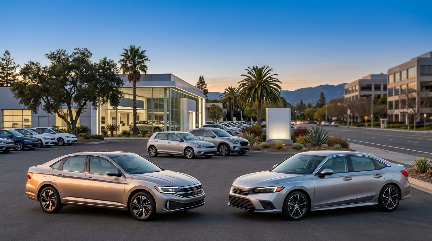 2026 VW Jetta vs Honda Civic in Palo Alto, CA - Auto Dealership in Palo Alto, CA