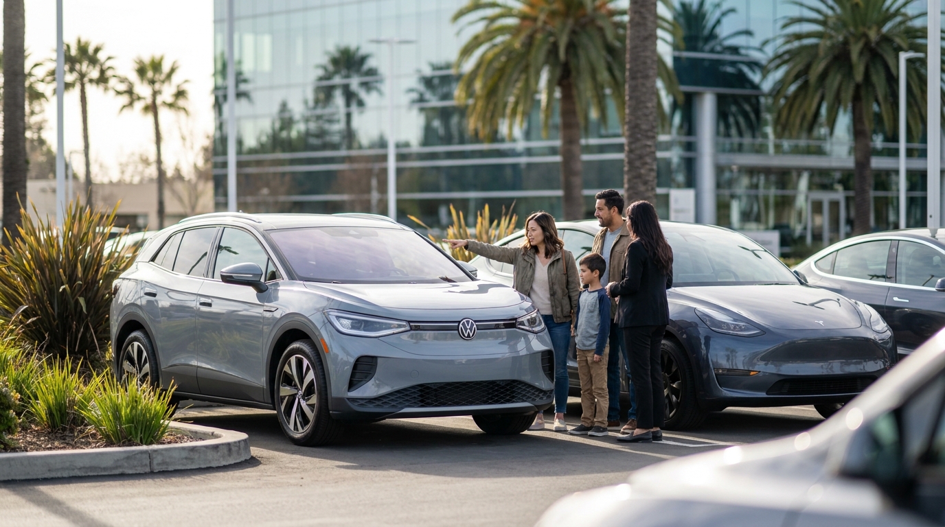 Volkswagen ID.4 vs Tesla Model Y: Silicon Valley Family SUV Showdown - Volkswagen dealer in Sunnyvale, CA