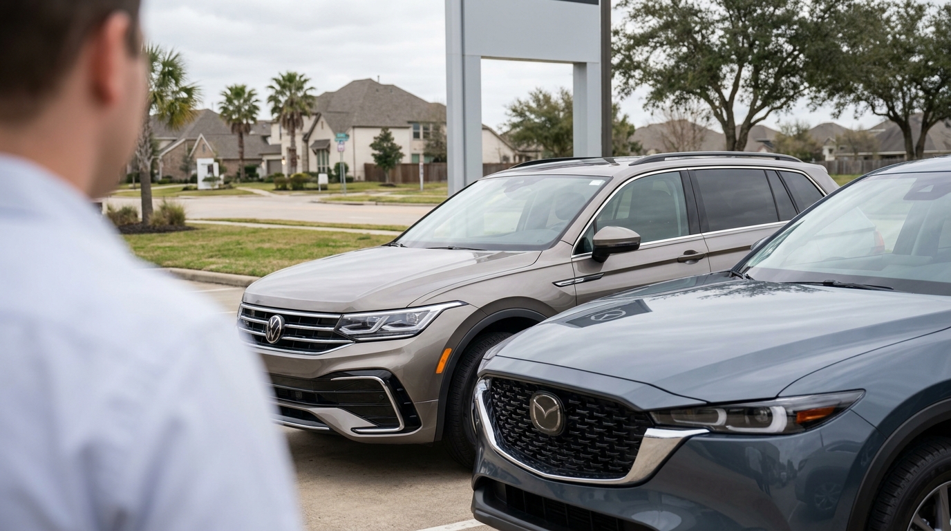 VW Tiguan vs Mazda CX-5 2026 in League City, TX - Auto Dealership in League City, TX