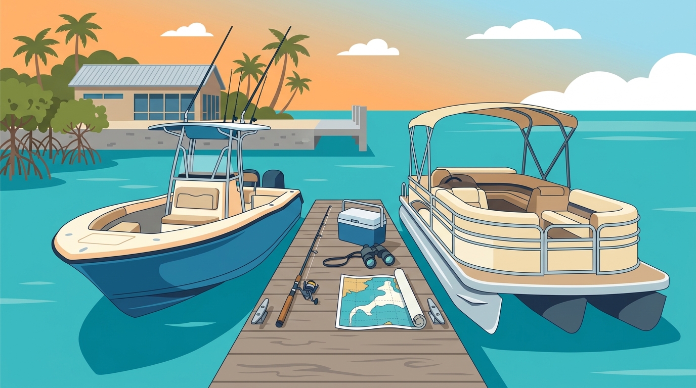 Center Console vs Pontoon in Saint Petersburg, FL - boat sales in Saint Petersburg, FL