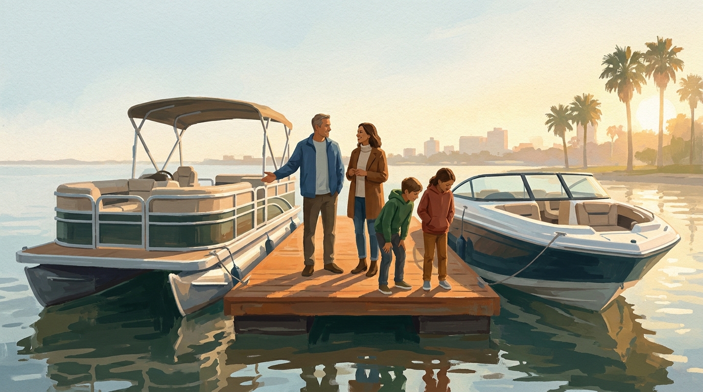 Pontoon vs Deck Boat in Tampa, FL: Family Buyer's Guide