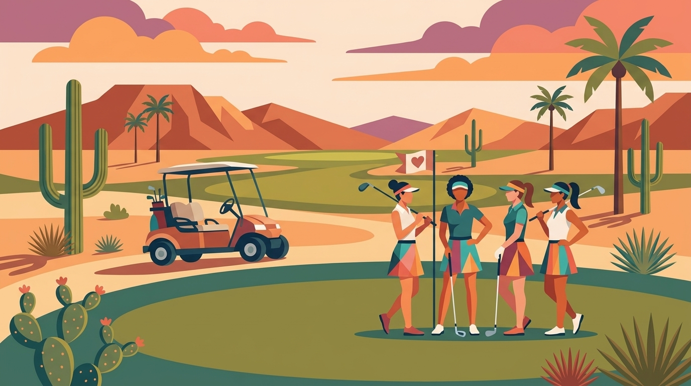 How to Plan a Bachelorette Party Golf Outing in Mesa, AZ - public golf course in Mesa, AZ