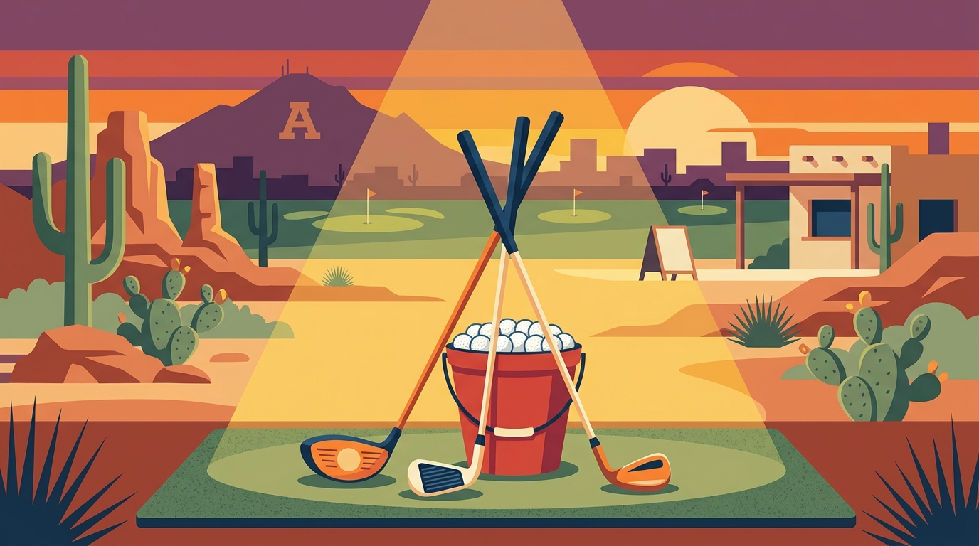 Driving Range with Clubs to Rent in Tempe, AZ - driving range in Tempe, AZ