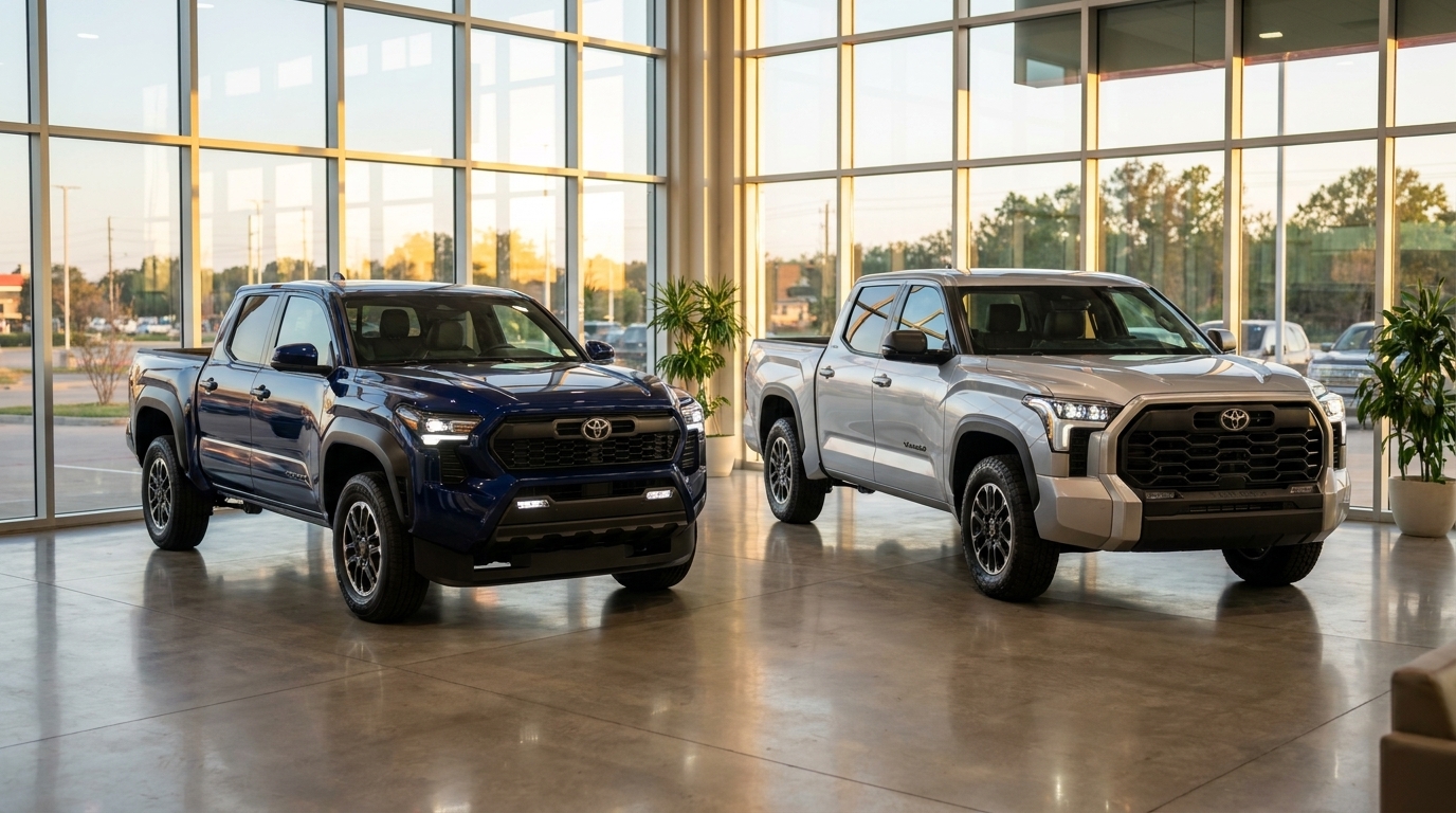 Tacoma vs Tundra for Rural East Texas Work in Beaumont, TX - Toyota Dealership in Beaumont, TX