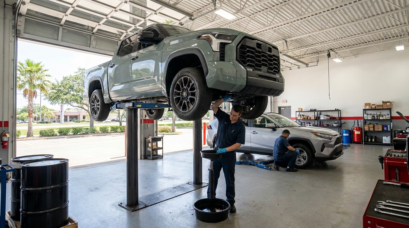 Toyota Oil Change & Tire Rotation Cost in Beaumont, TX - Toyota Dealership in Beaumont, TX
