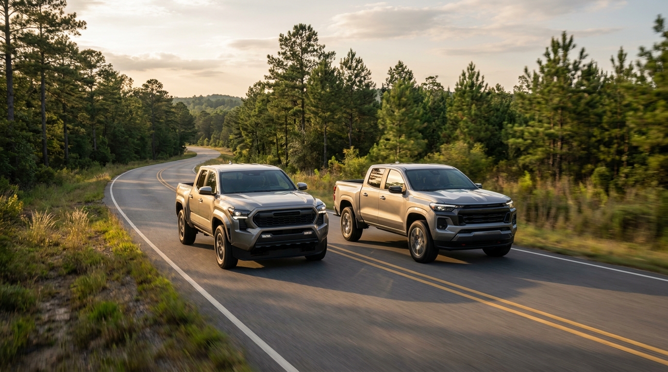 Toyota Tacoma vs Chevy Colorado in Silsbee, TX (2026) - Auto Dealership in Silsbee, TX
