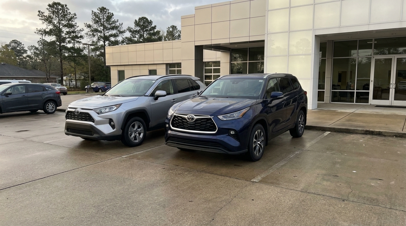 Toyota RAV4 vs Highlander: Which SUV Fits Your Life? - Auto Dealership in Silsbee, TX