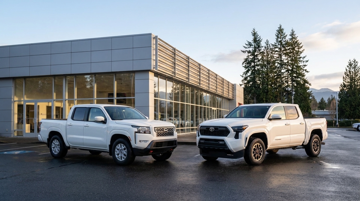 2026 Nissan Frontier vs Tacoma in Kirkland, WA - Car Dealership in Kirkland, WA