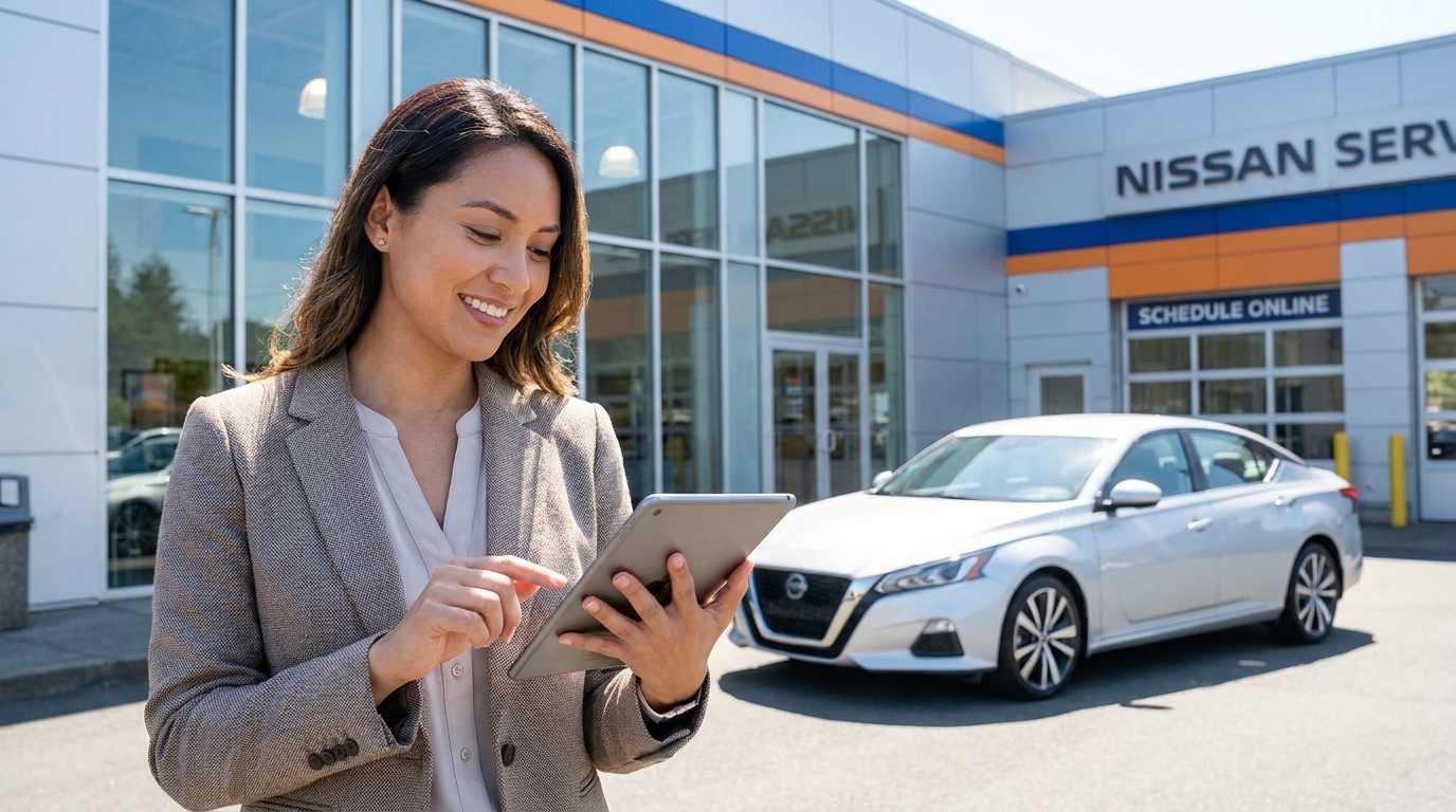 How to Schedule a Nissan Service Appointment Online - Car Dealership in Woodinville, WA