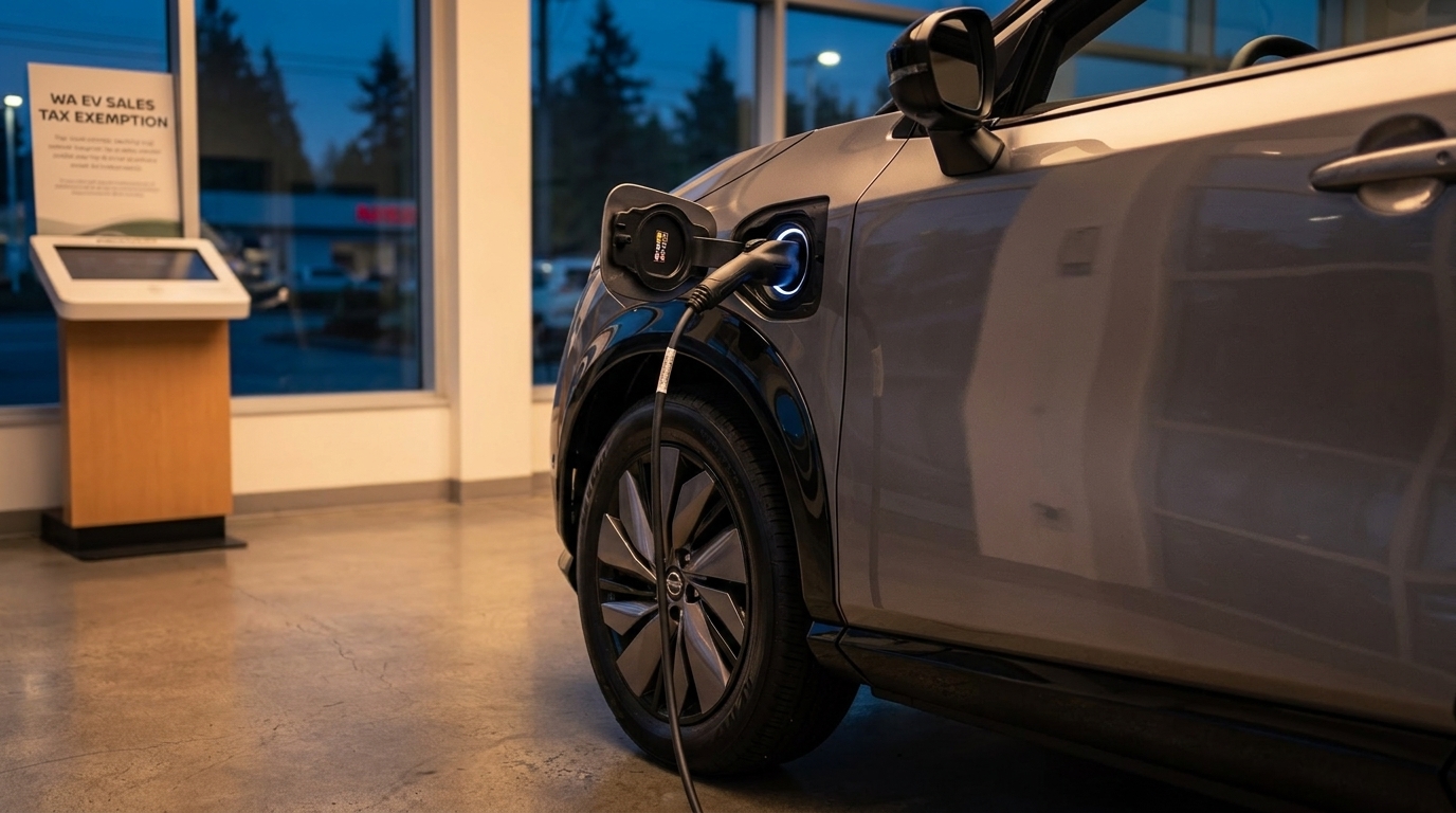 WA EV Sales Tax Exemption at a Nissan Dealer in Everett, WA - Car Dealership in Everett, WA